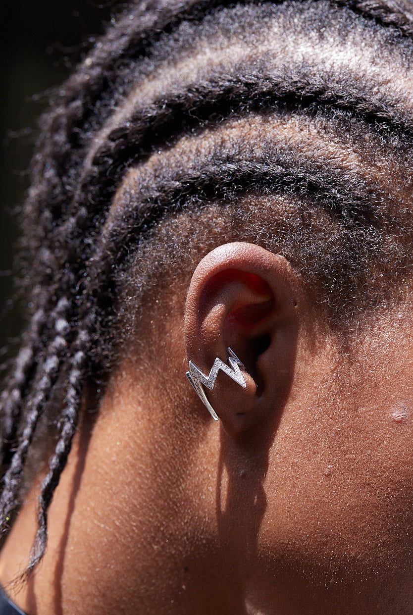 Noise Ear Cuff_WG × White Dia 0.40ct