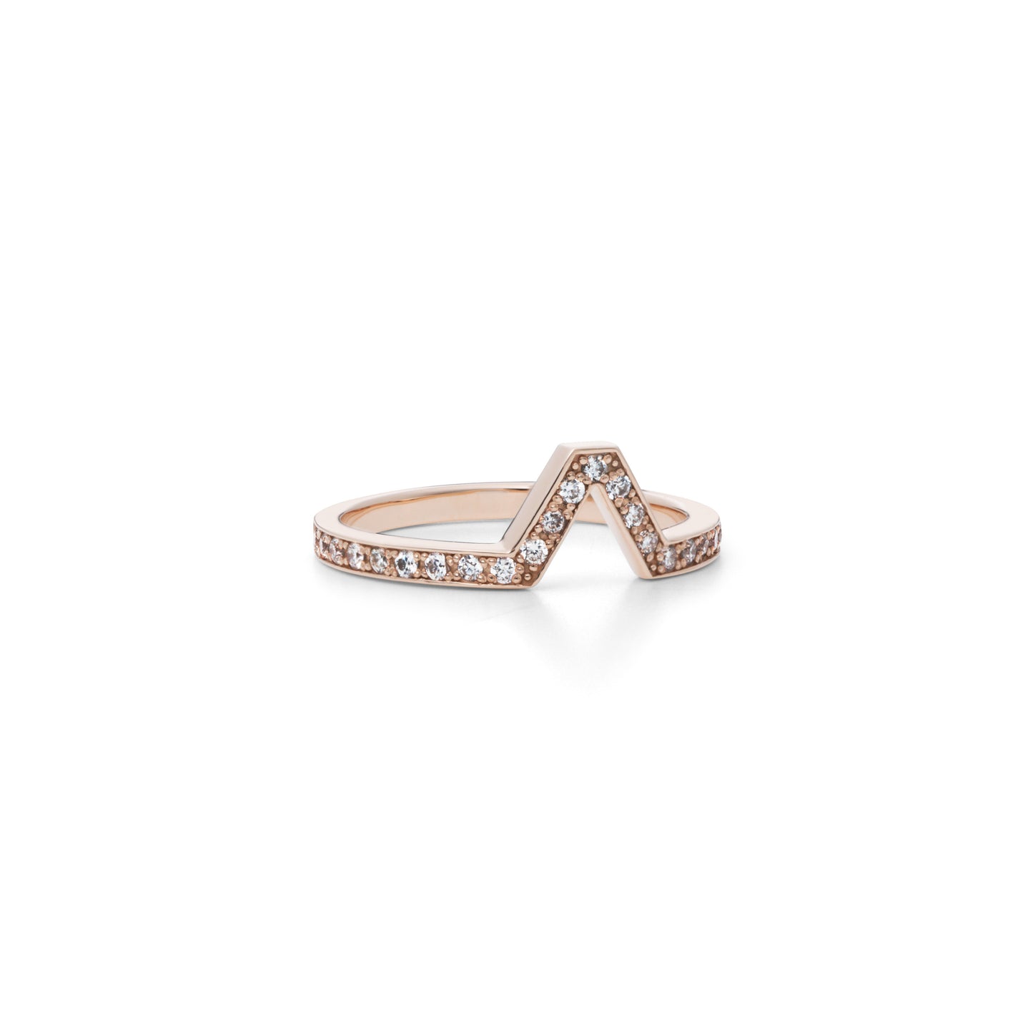 Attack Ring_PG × White Dia 0.24ct
