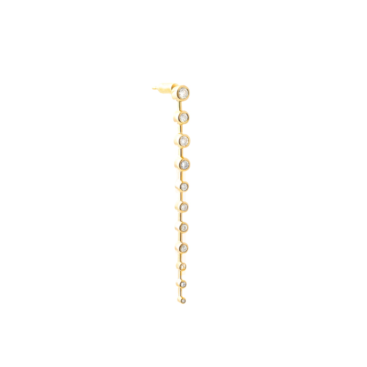 11 Drops Earring_YG × White Dia 0.45ct