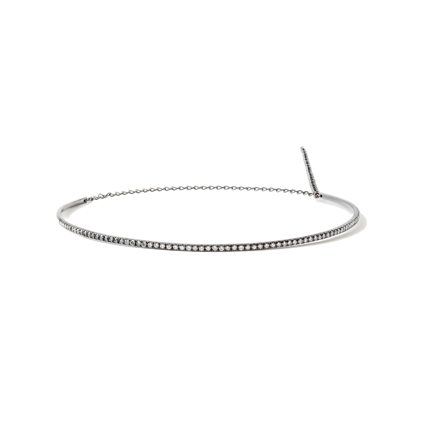 Straight Choker_BLK × White Dia 1.60ct