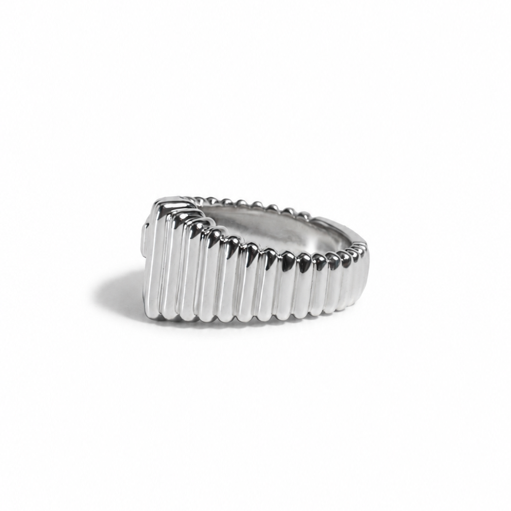 Pile Diamond Shape Ring