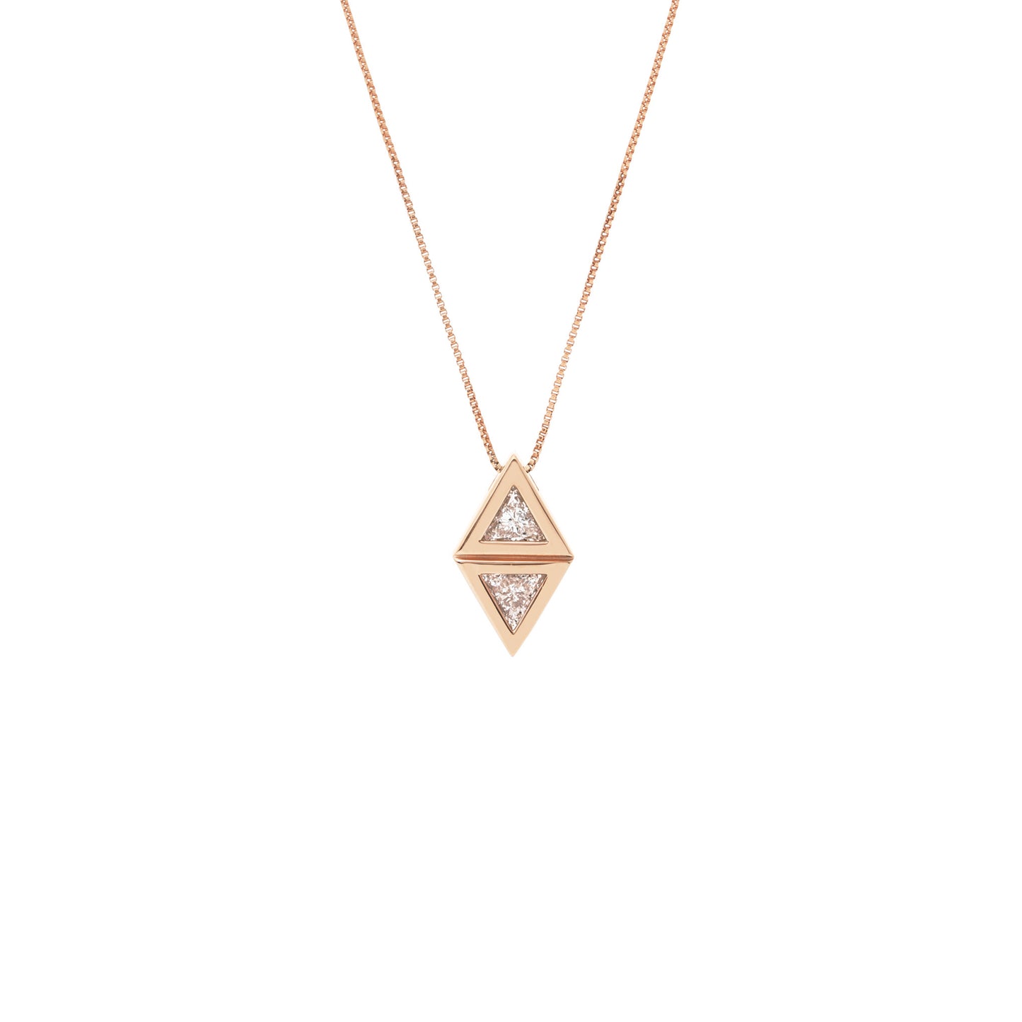 Attack Pendant_PG × White Dia 0.18ct