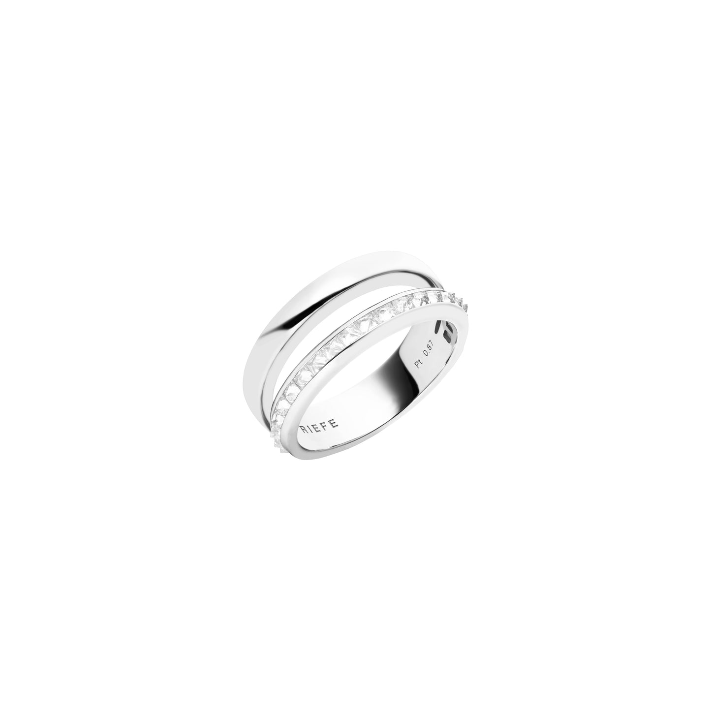 Bond Ring_PT × White Dia 0.87ct