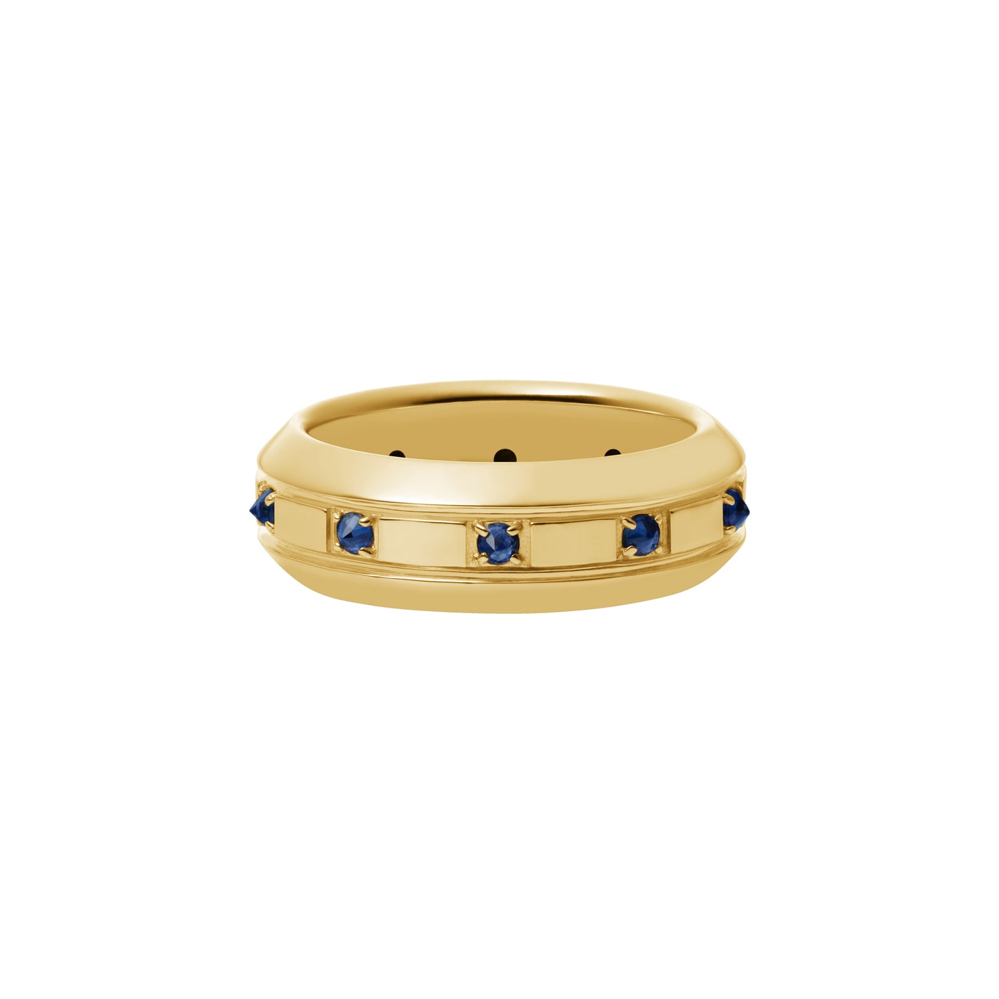 Cherish Ring_YG × Blue Sapphire