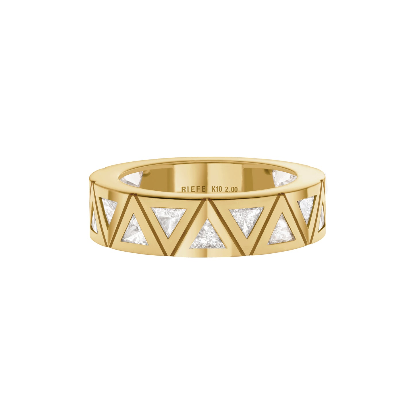 Promise Ring_YG × White Dia 2.00ct