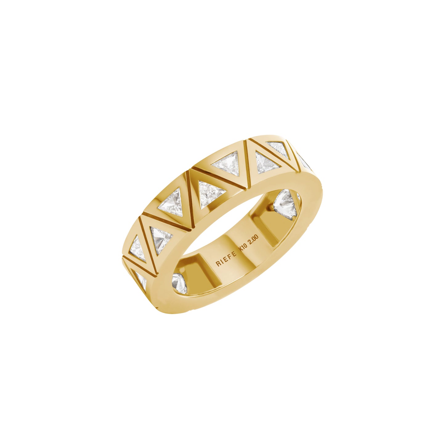 Promise Ring_YG × White Dia 2.00ct