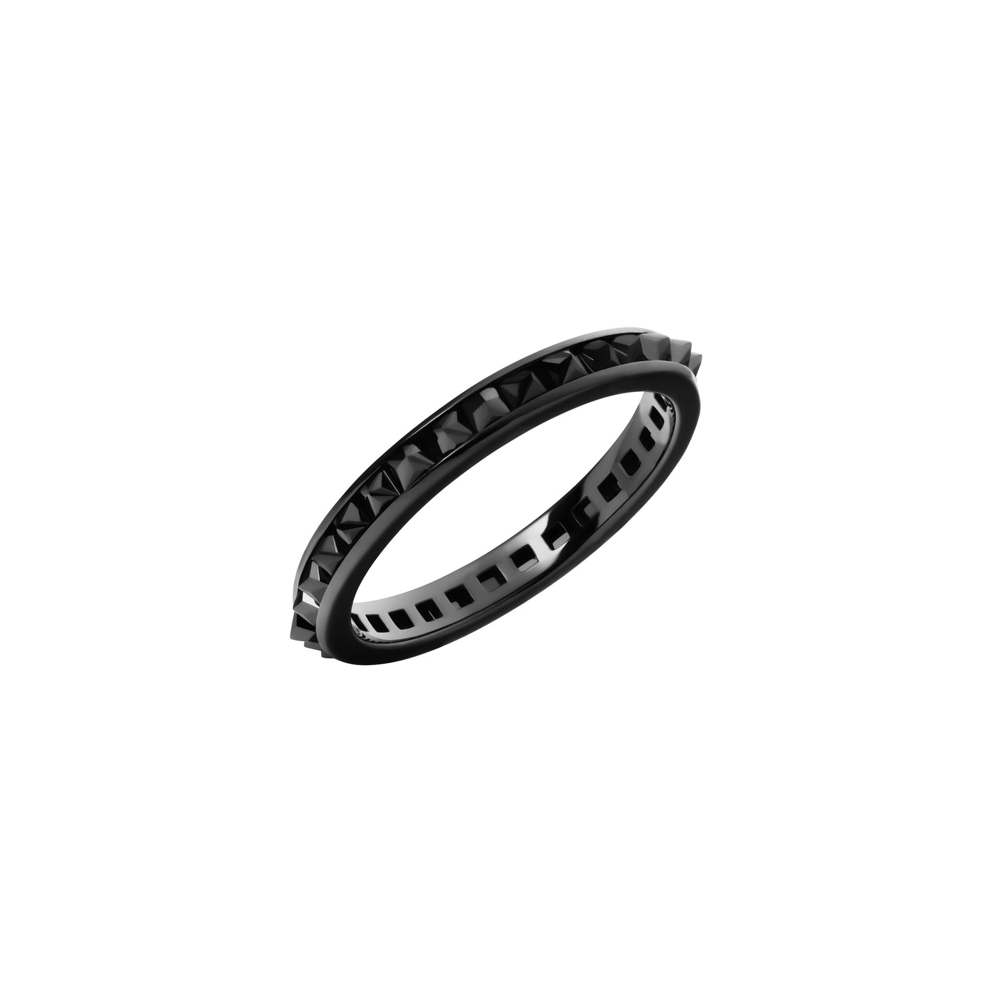 Vow Ring_PT × Black Dia 1.70ct