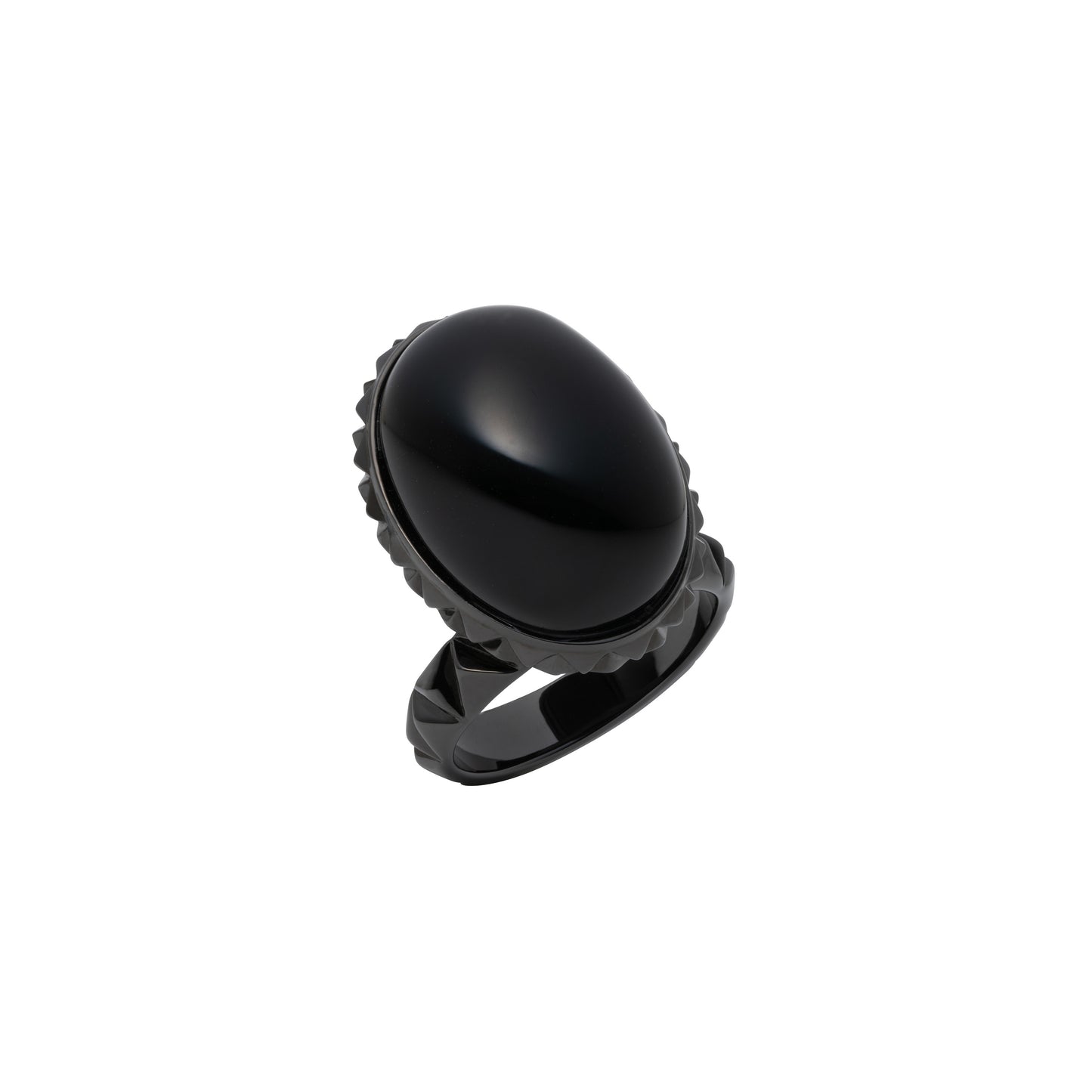 Rugged Tablet Ring_SV925 × Black Onyx