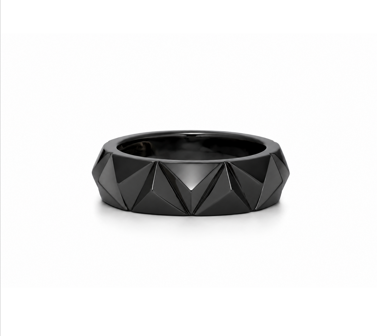 Rugged Titan Ring_Black finished SV925