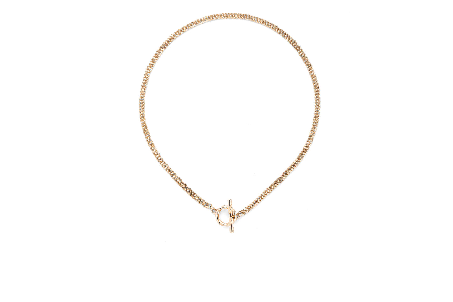 Deep Necklace_YG × White Dia 0.10ct