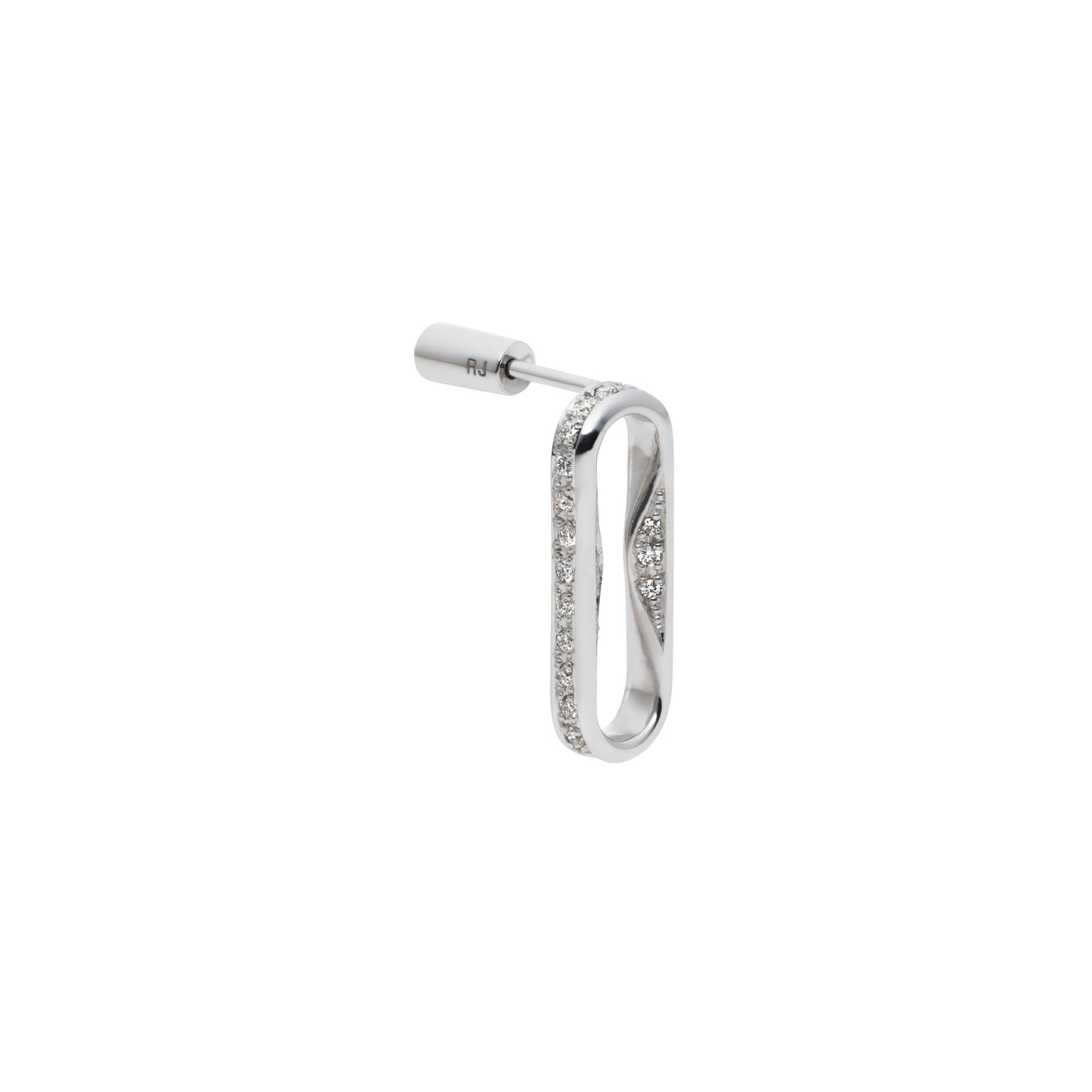 Thorn Earring_SV925 × White Dia 0.25ct