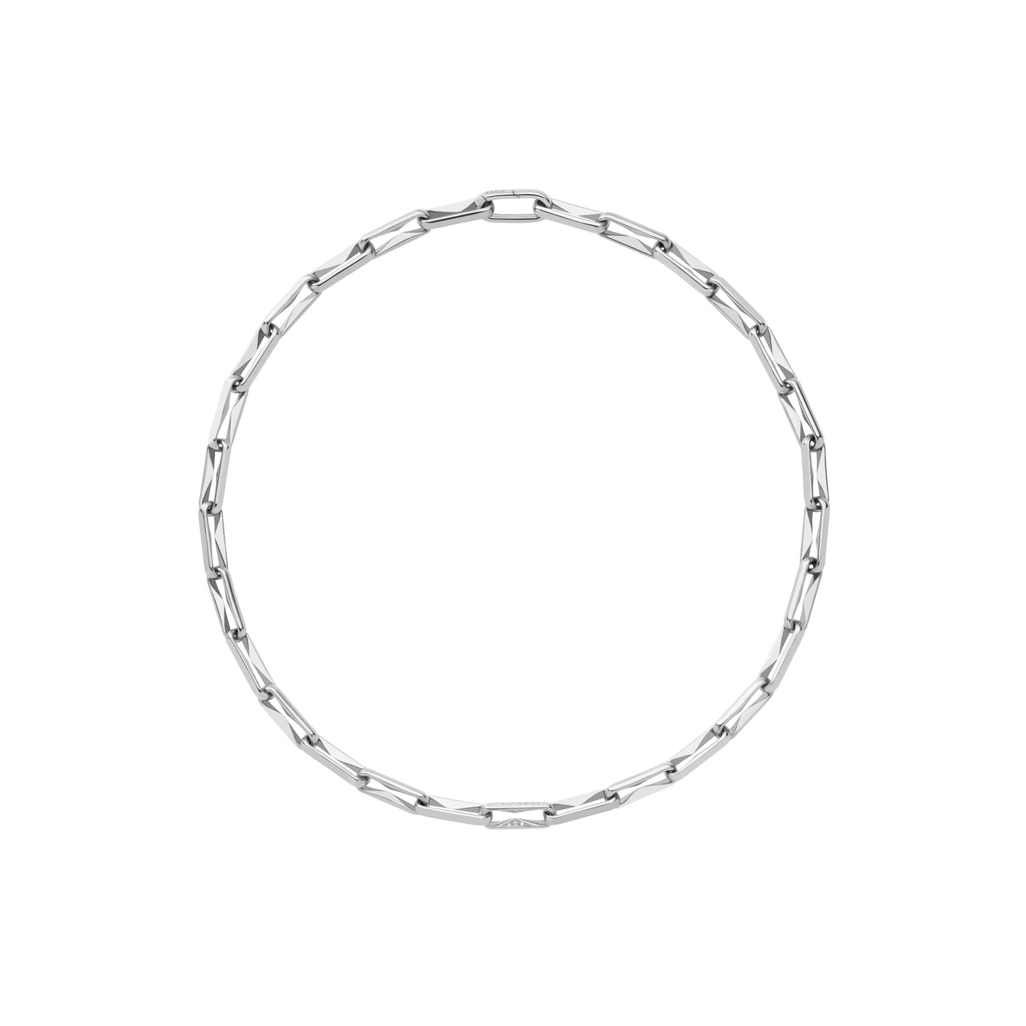 Thorn Necklace_SV925 × White Dia(optional)