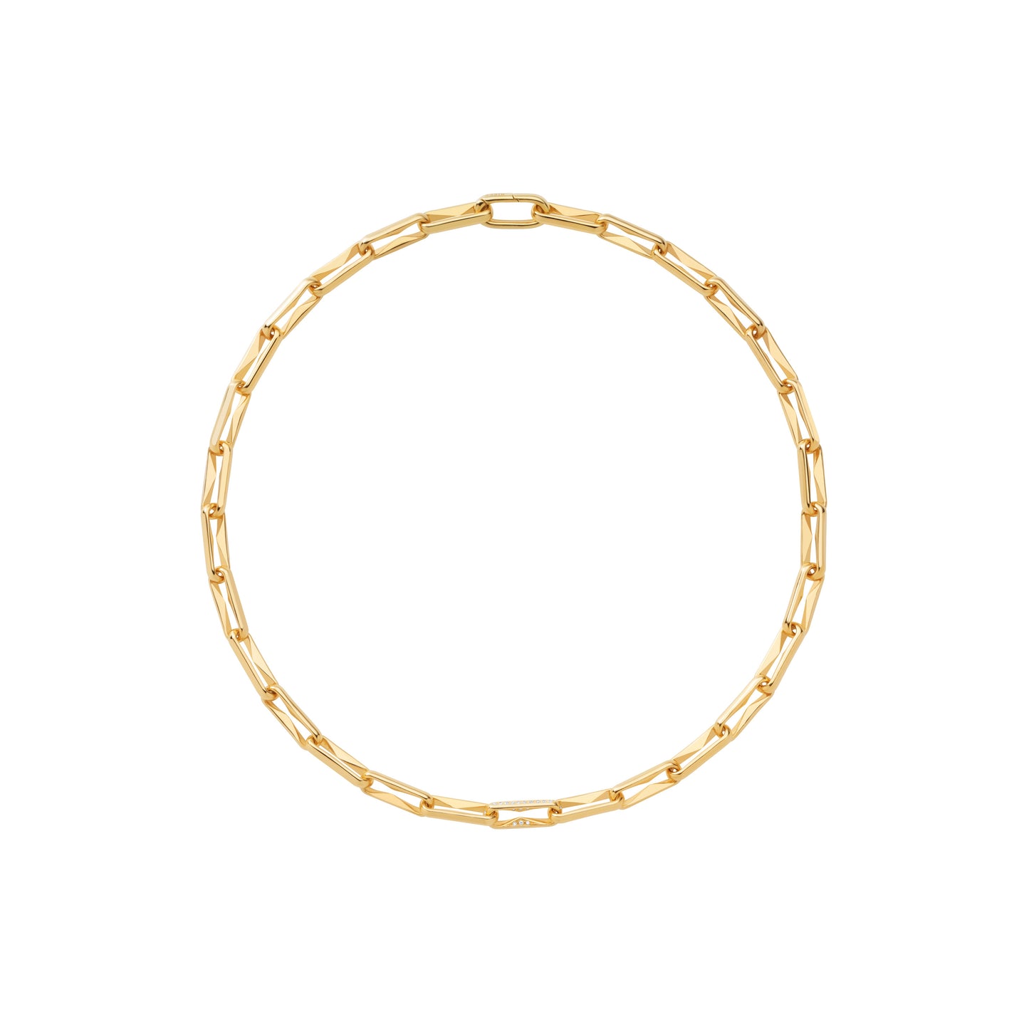Thorn Necklace_SV925 × White Dia(optional)