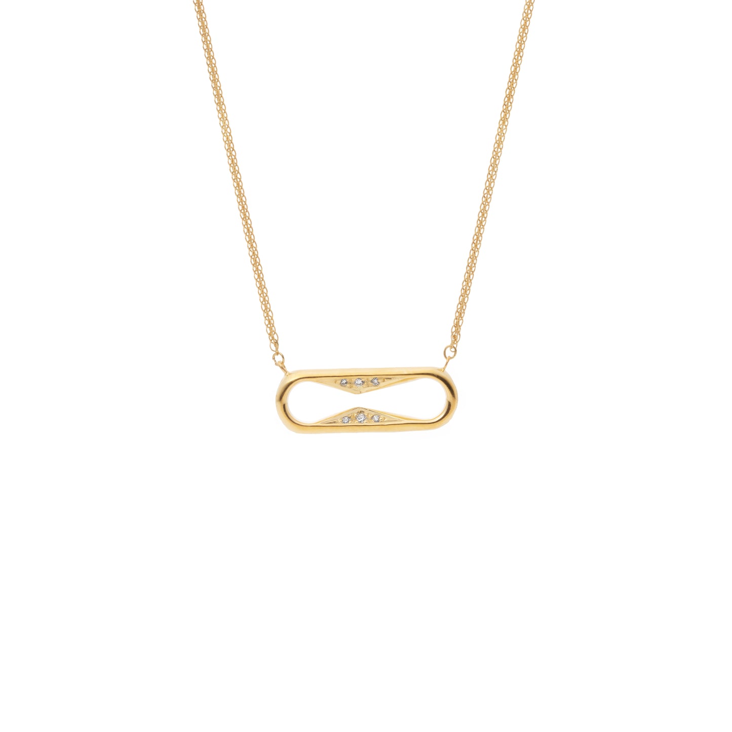 Thorn Pendant_SV925 × White Dia0.20ct