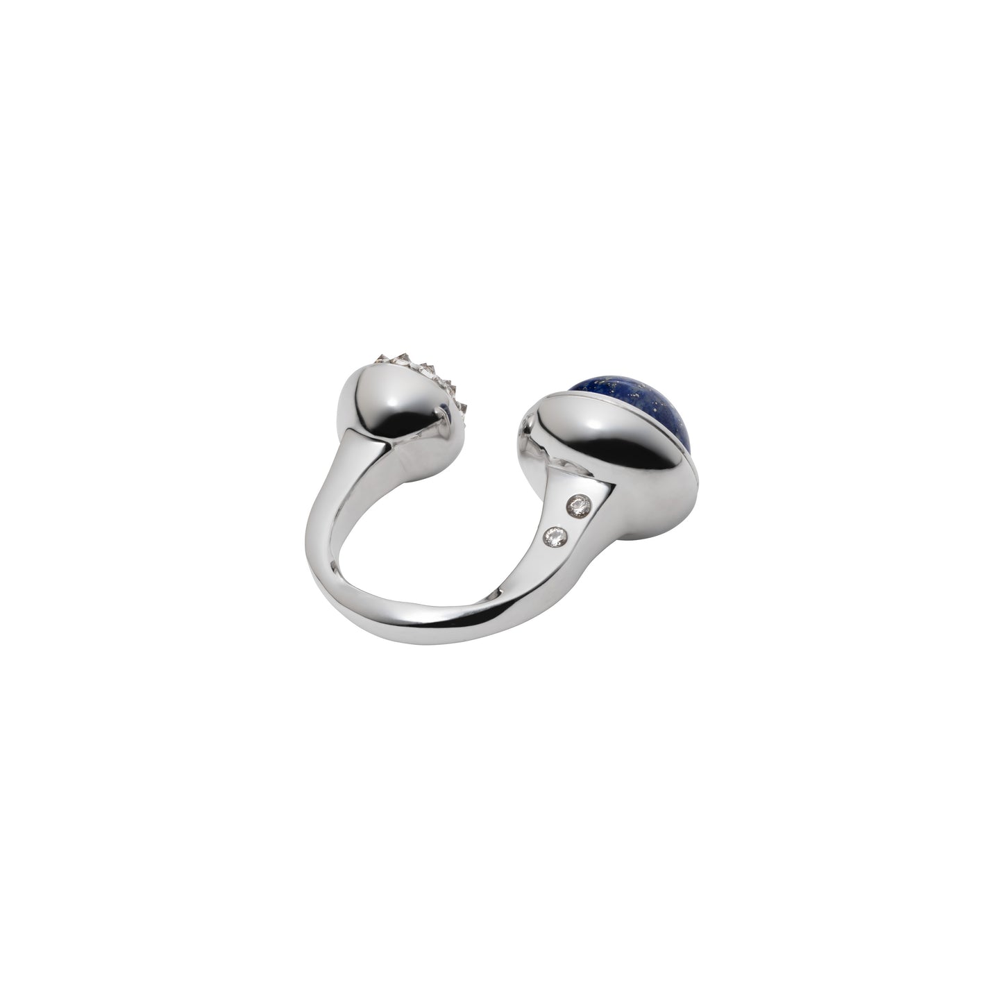 Celeste Ring_SV925 × Lapis Lazuli × White Dia 0.82ct