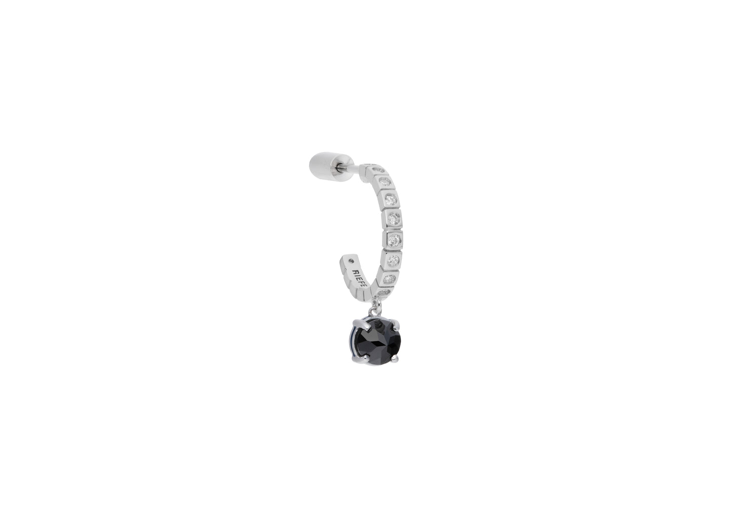 Veer Earring_WG × Black Spinel