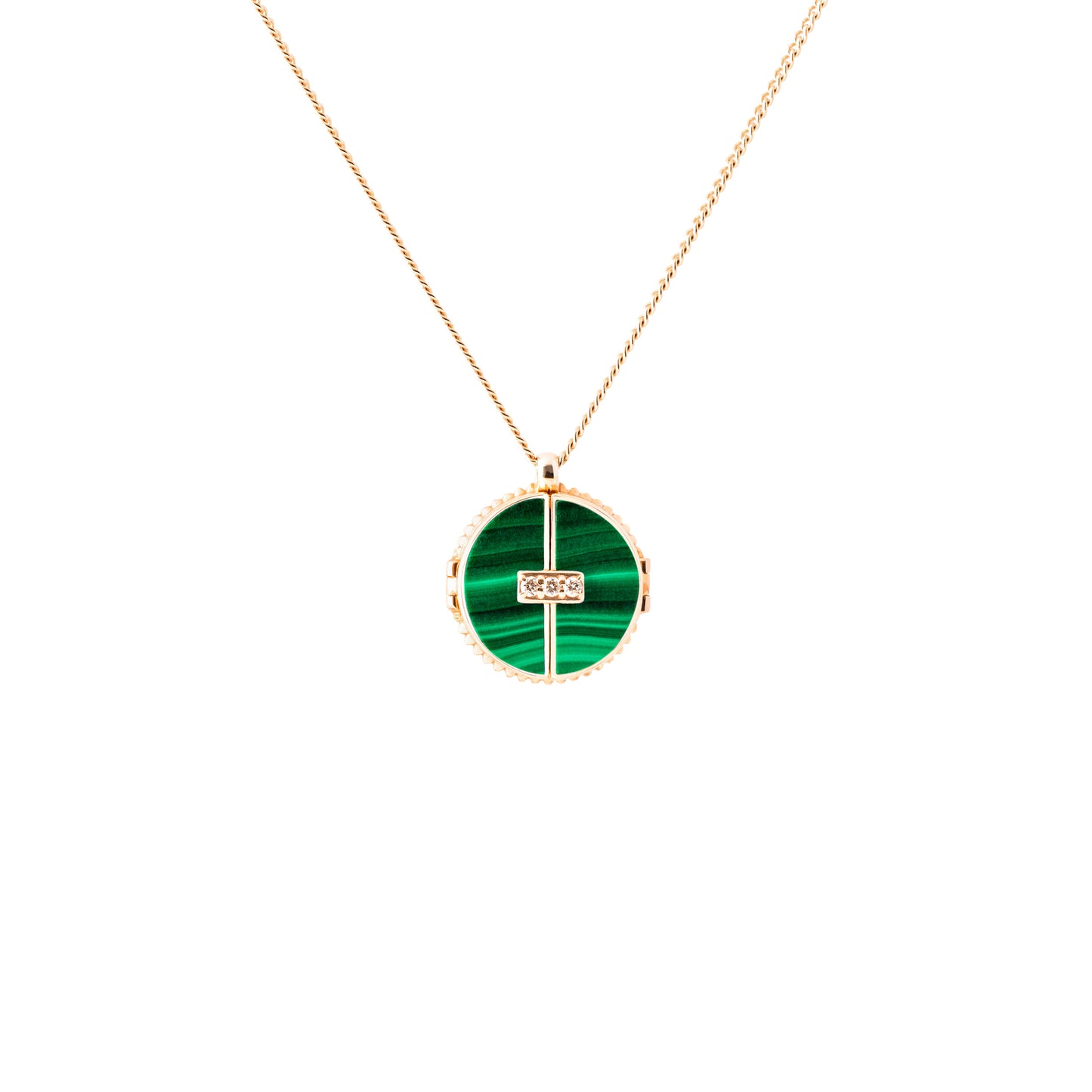 Axis Pendant_PG × Malachite