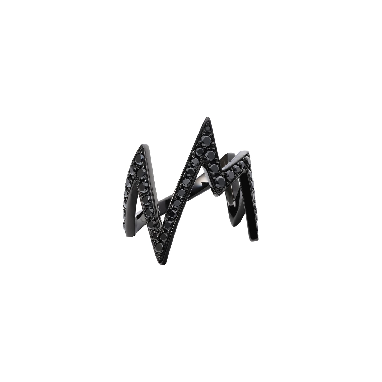 Noise Ring_BLK × Black Dia 0.85ct