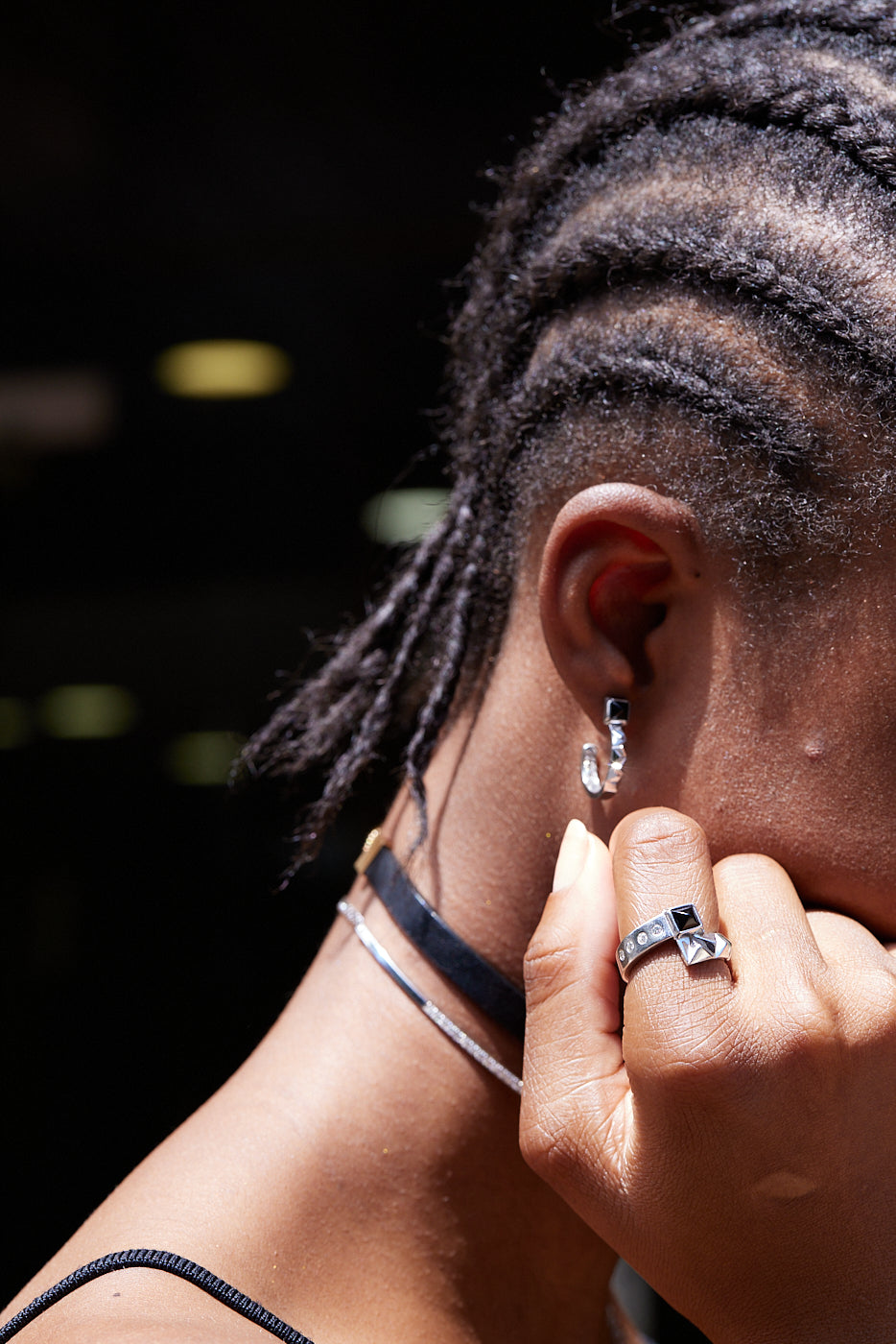 Rugged Luxe Ring_WG × Black Onyx