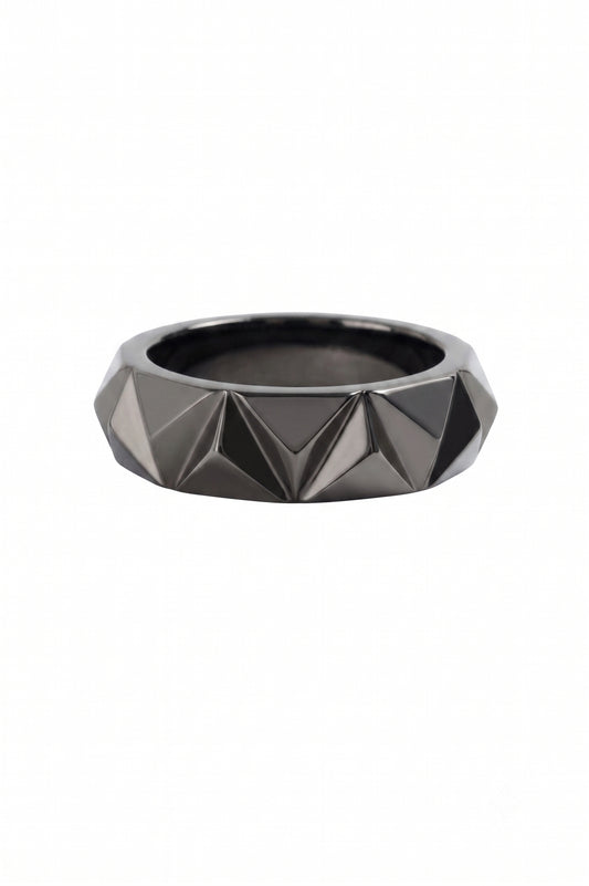 Rugged Titan Ring_Black finished SV925