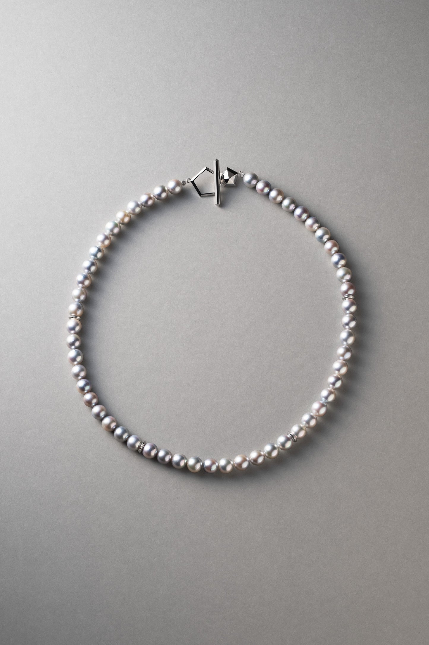 Morph Pearl Necklace (Natural Blue Akoya Pearl)