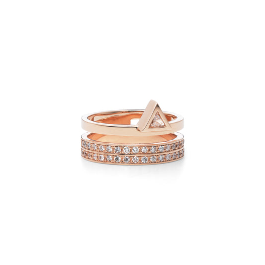 Attack Ring_PG × White Dia 0.50ct