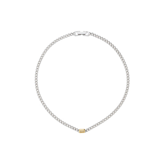 Incomplete Necklace_SV925 × Yellow Gold