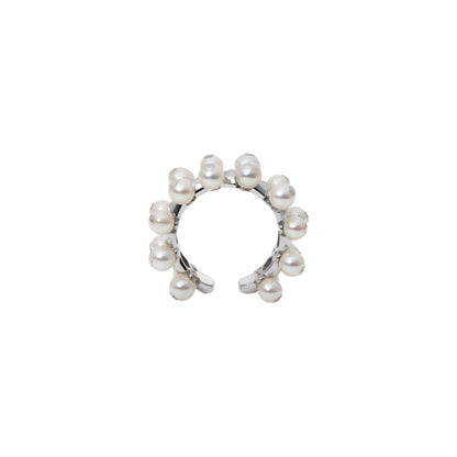 Core Earring_WG × Akoya Pearl