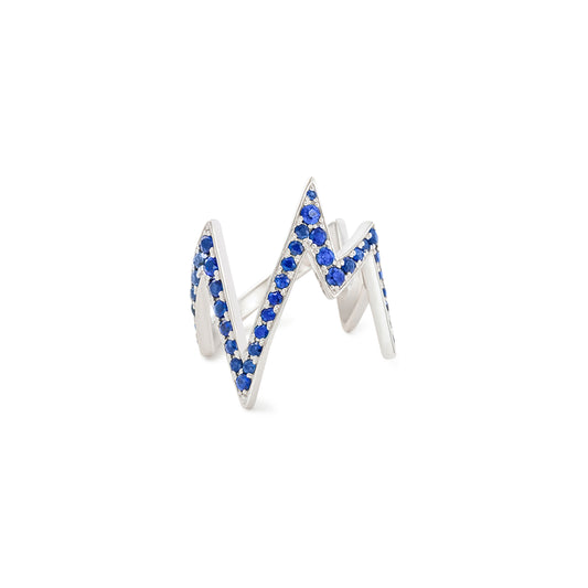 Noise Ring_WG × Blue Sapphire