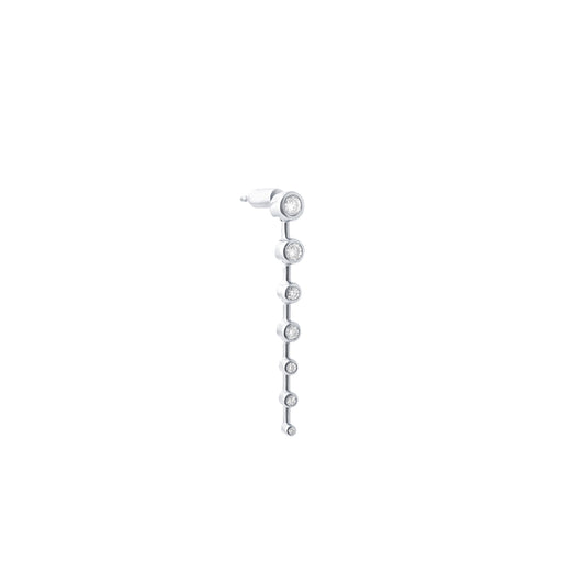 7 Drops Earring_WG × White Dia 0.25ct