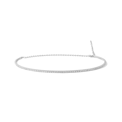Straight Choker_WG × White Dia 1.60ct