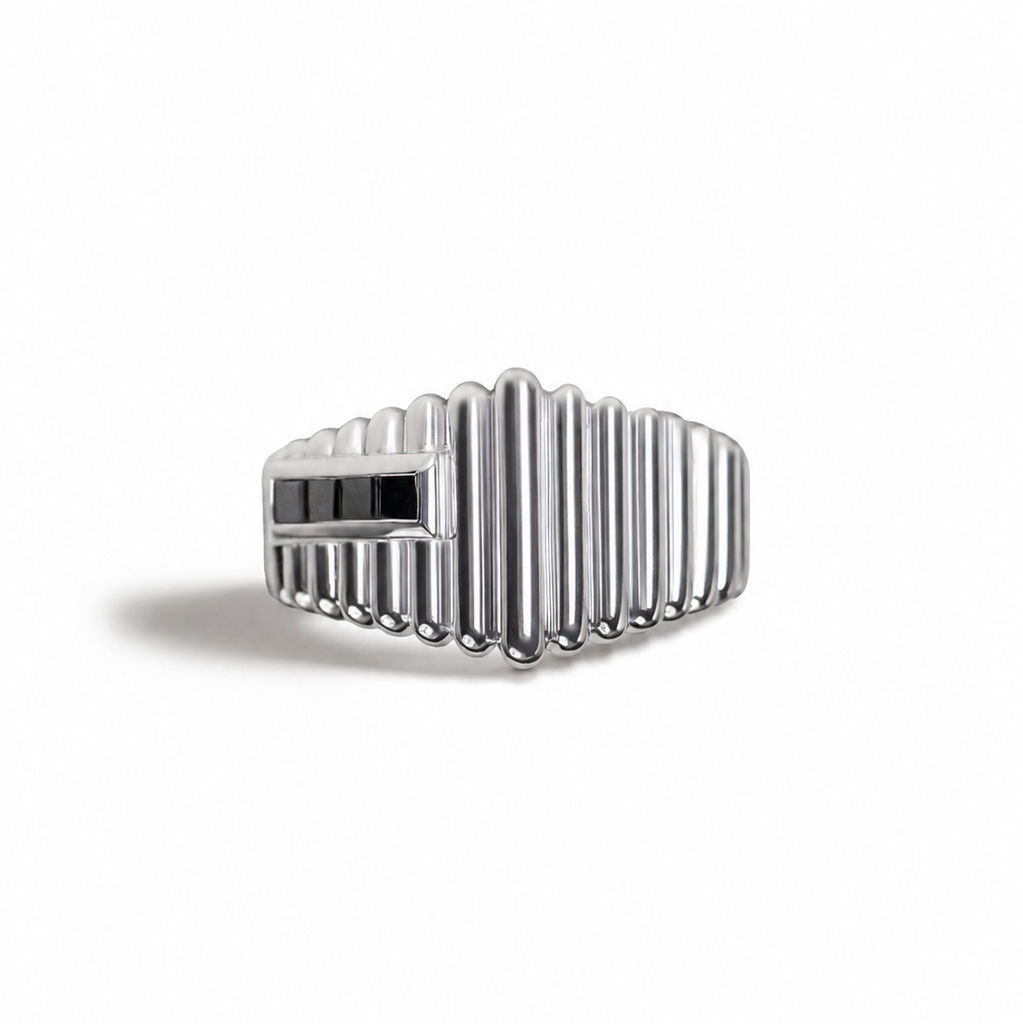 Pile Diamond Shape Ring