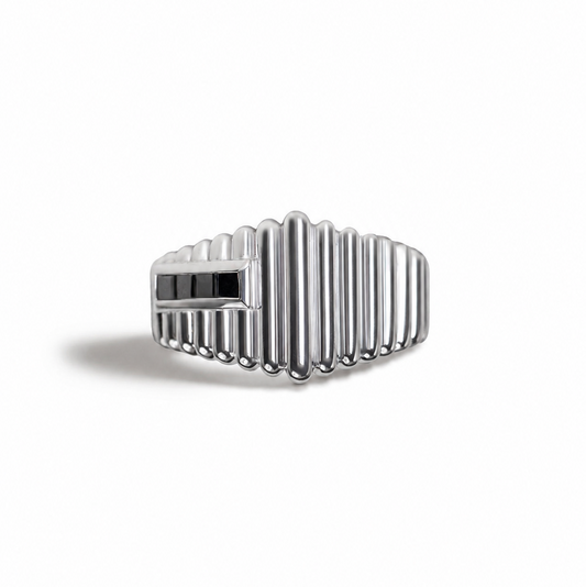 Pile Diamond Shape Ring