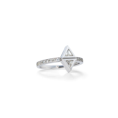 Attack Ring_WG × White Dia 0.35ct