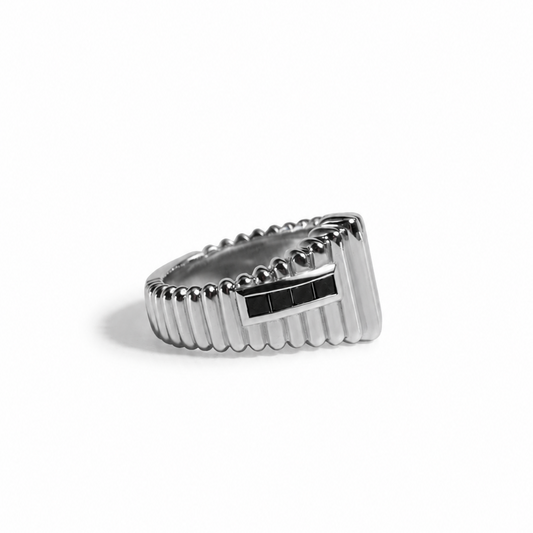 Pile Diamond Shape Ring
