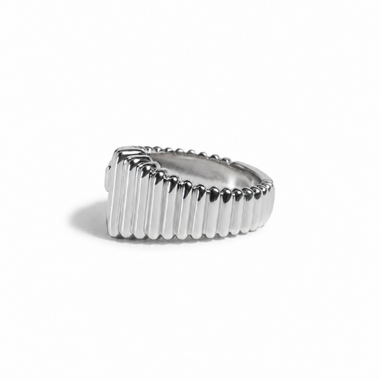 Pile Diamond Shape Ring