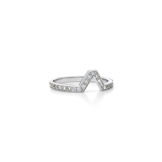 Attack Ring_WG × White Dia 0.24ct