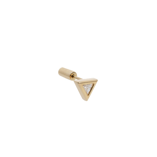 Attack Earring_YG × White Dia 0.13ct