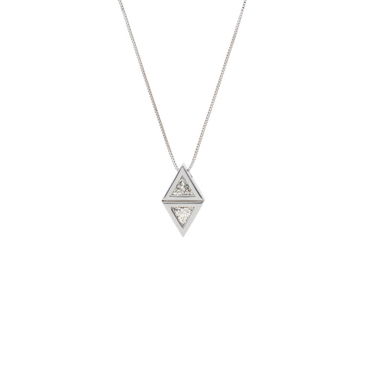 Attack Pendant_WG × White Dia 0.18ct
