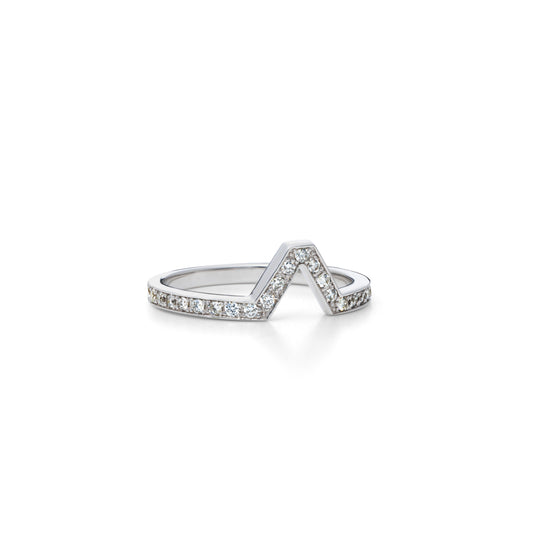 Attack Ring_WG × White Dia 0.24ct