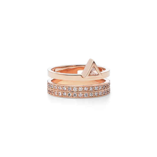 Attack Ring_PG × White Dia 0.50ct