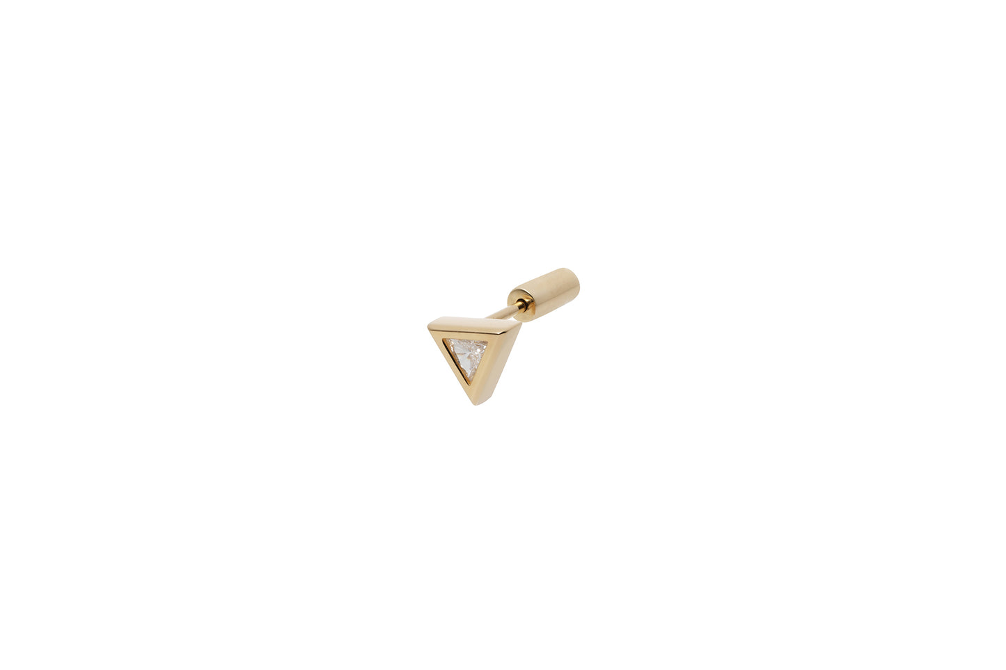 Attack Earring_YG × White Dia 0.13ct