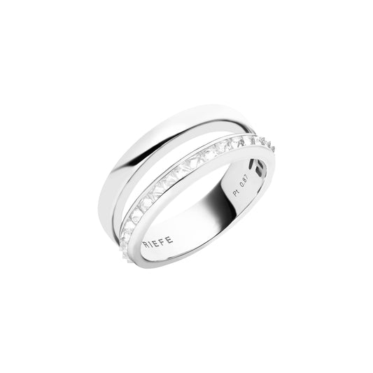 Bond Ring_PT × White Dia 0.87ct