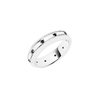 Cherish Ring_WG × Black Dia 0.16ct