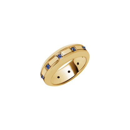 Cherish Ring_YG × Blue Sapphire