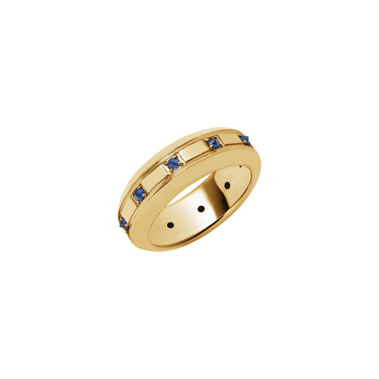 Cherish Ring_YG × Blue Sapphire