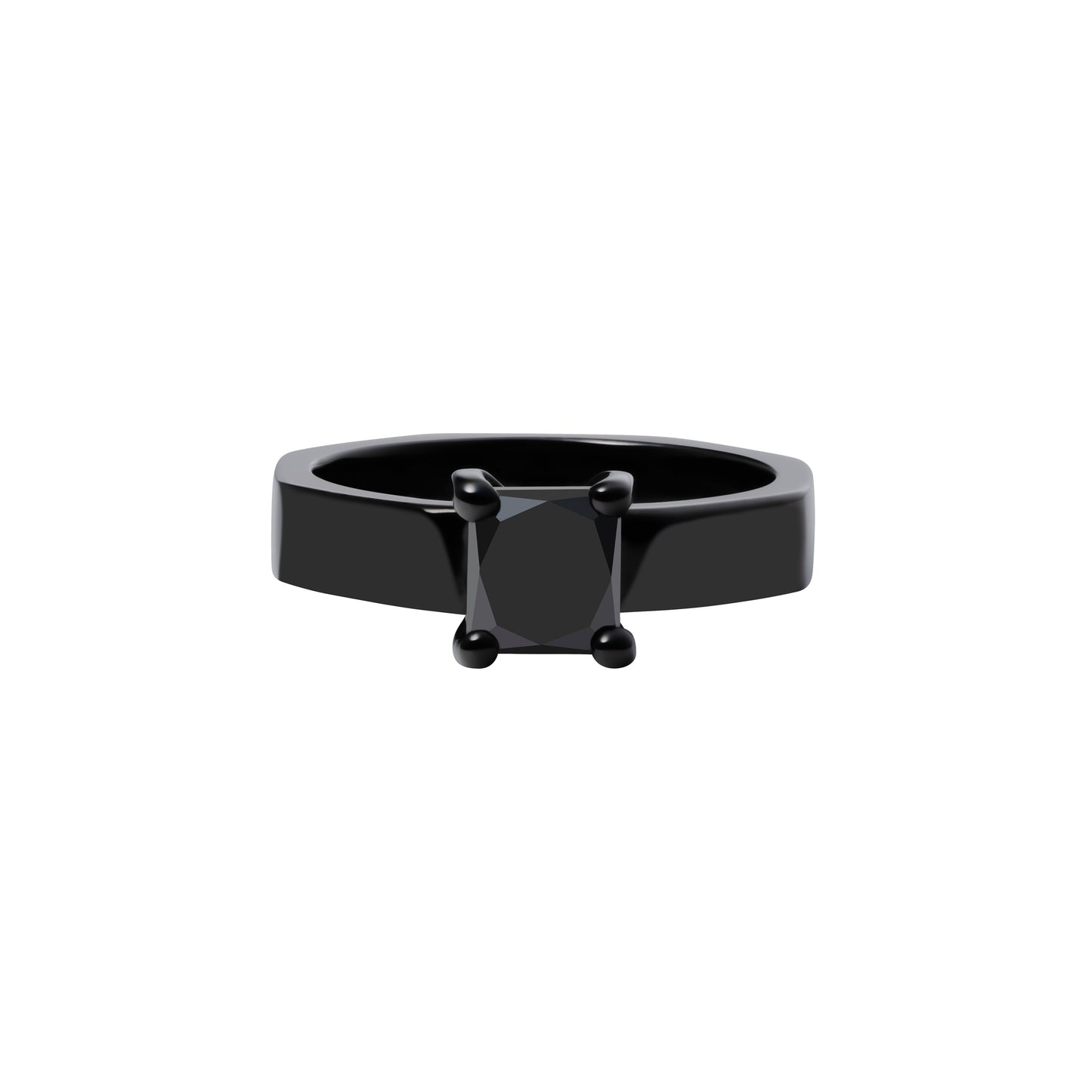 Infinity Unite Ring_PT × Black Dia 1.35ct