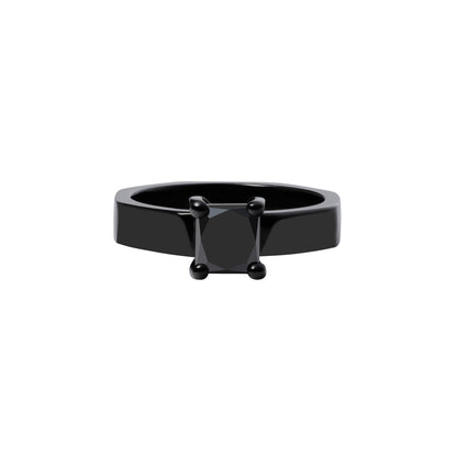 Infinity Unite Ring_PT × Black Dia 1.35ct