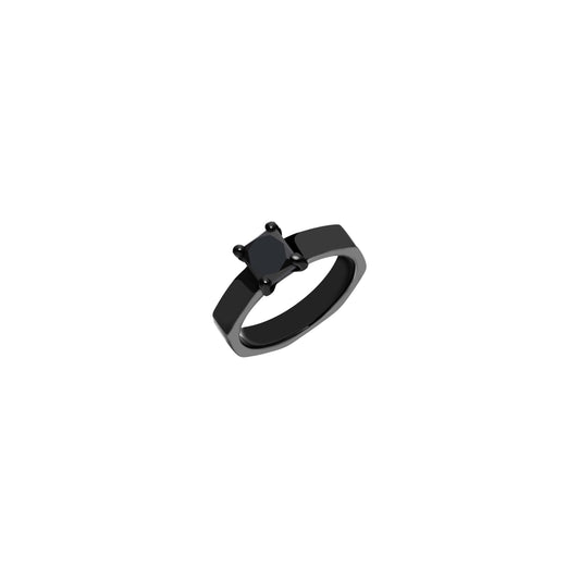 Infinity Unite Ring_PT × Black Dia 1.35ct