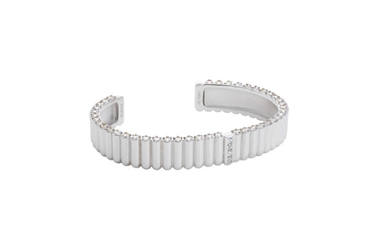 Pile Bangle_SV925 × White Dia 2.51ct